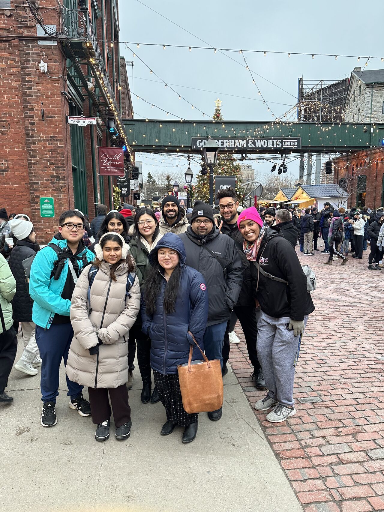 DesignWalks Toronto group photo in the Distillery District